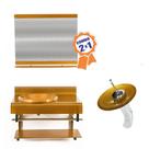 Combo 2 em 1 - Gabinete 70cm Espanha + Torneira Ibiza