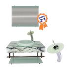 Combo 2 em 1 - Gabinete 80cm Suíça + Torneira Ibiza