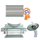 Combo 2 em 1 - Gabinete 90cm Luxemburgo + Torneira Ibiza