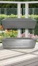 Combo 2 Jardineiras Floreira Polietileno 37cm Cimento Combo 2 Jardineiras Floreira Polietileno 37cm Cimento