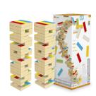 Combo 2 Jogos Torre Madeira Equilíbrio Terremoto Maluca Jenga Passatempo