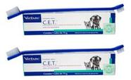 Combo 2 Pasta Dental Virbac Enzimática CET para Cães e Gatos - 70 g