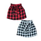 Combo 2 Saias Infantil Modinha Roupa Xadrez De Blogueirinha