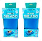 Combo 2 Tapete Gelado Mypetone 50x65 Tamanho Médio para Cães - Azul