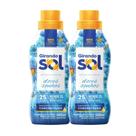 Combo 2 Unidades Amaciante Girando Sol 500ml Doces Sonhos