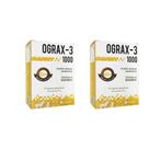 Combo 2 Unidades Ograx-3 1000mg 30 Capsulas Cães e Gatos Avert Combo 2 Unidades Ograx-3 1000mg 30 Capsulas Cães e Gatos Avert