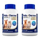 Combo 2 unidades Pelo e Derme 1500 mg - 60 comprimidos