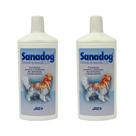 Combo 2 unidades Sanadog Shampoo Terapêutico para Cães 125 ml - Mundo Animal Combo 2 unidades Sanadog Shampoo Terapêutico para Cães 125 ml - Mundo Animal