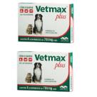 Combo 2 unidades Vetmax Plus 700mg 4 comprimidos Vermífugo Cães e Gatos - Vetnil Combo 2 unidades Vetmax Plus 700mg 4 comprimidos Vermífugo Cães e Gatos - Vetnil