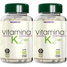 Combo 2 Vitamina K2 Mk7 Menaquinona Pura 140mcg 120 Cápsulas