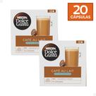 Combo 20 Cápsulas Café Au Lait Desnatado Dolce Gusto