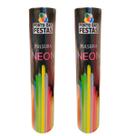 Combo 200 Unidades Pulseira Neon Adereços Balada Festa Led