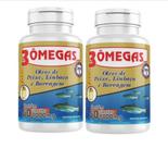 Combo 2un 3omegas linhaça peixe gergelin