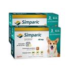 Combo 2x Simparic 40mg Para Cães de 10 a 20kg - 6 Comprimidos