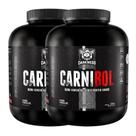 Combo 2x Suplemento em Po Darkness Integralmedica Proteína da Carne Carnibol 1,8kg Chocolate