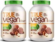 Combo 2x True Vegan Whey Proteína Vegana Chocolate com Avelã 837g Combo 2x True Vegan Whey Proteína Vegana Chocolate com Avelã 837g