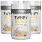 Combo 3 3Whey Top Taste 900g Concentrado Isolado Hidrolisada