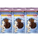 Combo 3 Bifinho petisco flexível para Cachorro filhote Delicibife Baby com Leite cortadinho 100g