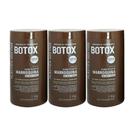 combo 3 Botox Plastica dos Fios Marroquina Alisamento e Redutor de Volume Capilar 1Kg