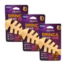 Combo 3 Brinquedo Osso Bamboo Brinca Dent One Sabor Bacon - Peixe - Único Combo 3 Brinquedo Osso Bamboo Brinca Dent One Sabor Bacon - Peixe - Único