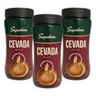 Combo 3 Cevada Solúvel Superbom 200g Bebida Saudável e Sem Cafeína
