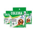 Combo 3 Coleira World Veterinária Dug's 17g Antipulgas para Cães - 56cm Combo 3 Coleira World Veterinária Dug's 17g Antipulgas para Cães - 56cm