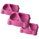 Combo 3 Comedouro Duplo Garrafa Adulto 1200mL Mypetone - Rosa