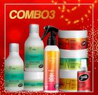 Combo 3 - Cronograma capilar + reparador de pontas 30ml + manutenção avocado + BBcream 200ml