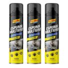 Combo 3 espuma multiuso lavanda mundial prime - 300ml/251g