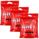 Combo 3 - Nutri Whey Protein - Refil Baunilha 907g - Integralmédica