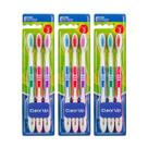 Combo 3 Pack c/3 Escova Dental POP Cerda Media Cor Sortida