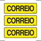 Combo 3 Placas De Sinalização Correio 20x7 Ekomunike - P-35 F9e