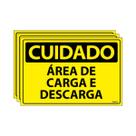 Combo 3 Placas De Sinalização Cuidado Área De Carga E Descarga 30x20 Ecom IA - SC86 F9e Combo 3 Placas De Sinalização Cuidado Área De Carga E Descarga 30x20 Ecom IA - SC86 F9e