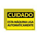 Combo 3 Placas De Sinalização Cuidado Esta Máquina Liga Automaticamente 30x20 Ecom IA - SC21 F9e Combo 3 Placas De Sinalização Cuidado Esta Máquina Liga Automaticamente 30x20 Ecom IA - SC21 F9e