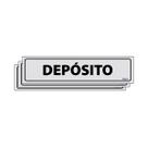 Combo 3 Placas De Sinalização Depósito 30x7 Ecom IA - B-511 F9e