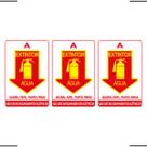 Combo 3 Placas De Sinalização Extintor A Água 20X30 Ekomunike - X-712 F9e