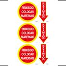 Combo 3 Placas De Sinalização Extintor / Proibido Colocar Materiais 30X20 Ekomunike - S-210 F9e