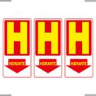 Combo 3 Placas De Sinalização Hidrante 15x30 Ekomunike - X-700 F9e