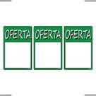 Combo 3 Placas De Sinalização Oferta 20x30 Ekomunike - P-18 F9e