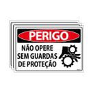 Combo 3 Placas De Sinalização Perigo Não Opere Sem Guardas De Proteção 30x20 Ecom IA - SP140 F9e Combo 3 Placas De Sinalização Perigo Não Opere Sem Guardas De Proteção 30x20 Ecom IA - SP140 F9e