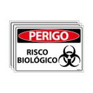 Combo 3 Placas De Sinalização Perigo Risco Biológico 30x20 Ecom IA - SP81 F9e Combo 3 Placas De Sinalização Perigo Risco Biológico 30x20 Ecom IA - SP81 F9e