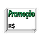 Combo 3 Placas De Sinalização Promoção 20x15 Ecom IA - P-21 F9e