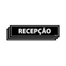 Combo 3 Placas De Sinalização Recepção 30x7 Ecom IA - A-403 F9e Combo 3 Placas De Sinalização Recepção 30x7 Ecom IA - A-403 F9e
