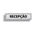 Combo 3 Placas De Sinalização Recepção 30x7 Ecom IA - B-503 F9e Combo 3 Placas De Sinalização Recepção 30x7 Ecom IA - B-503 F9e