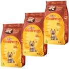Combo 3 Ração Quatree Gourmet Cães A.D Raças Pequena - 1Kg