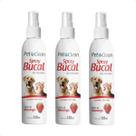 Combo 3 Spray Bucal Pet Clean Morango - 120ml