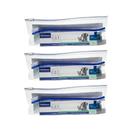 Combo 3 unidades Kit CET Higiene Oral Pasta 70g + Escova + Necessaire Virbac Cães e Gatos