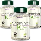 Combo 3 Vitamina K2 Mk7 Menaquinona Pura 140mcg 180 Cápsulas