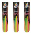 Combo 300 Unidades Pulseira Neon Adereços Balada Festa Led