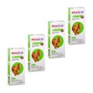 Combo 4 Antipulgas e Carrapatos MSD Bravecto para Cães de 10 a 20 Kg - 500 mg